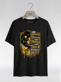 The Royal Shield: Dripping Melanin and Honey Black Queen Graphic T-Shirt - RootednLoud