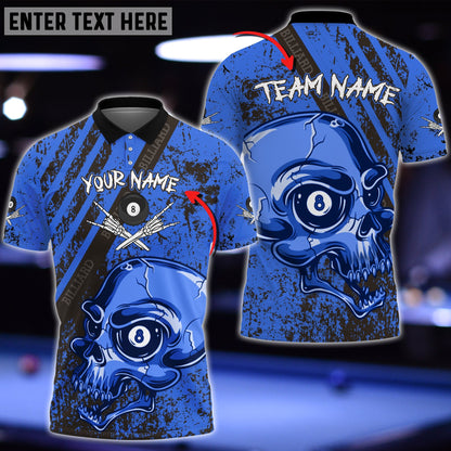 Frenzidea Billiards Ball Skull Personalized 3D Shirt