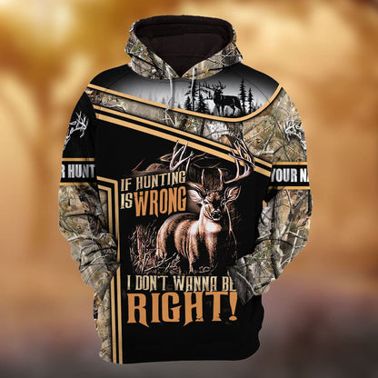 frenzidea Really Like Hunting - Deer Hunting 3D Hoodie (3 Colors)