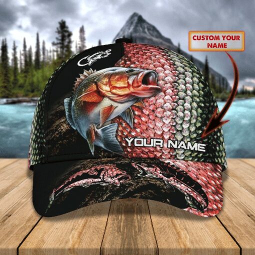 Frenzidea Personalized Bass Fishing Classic Cap