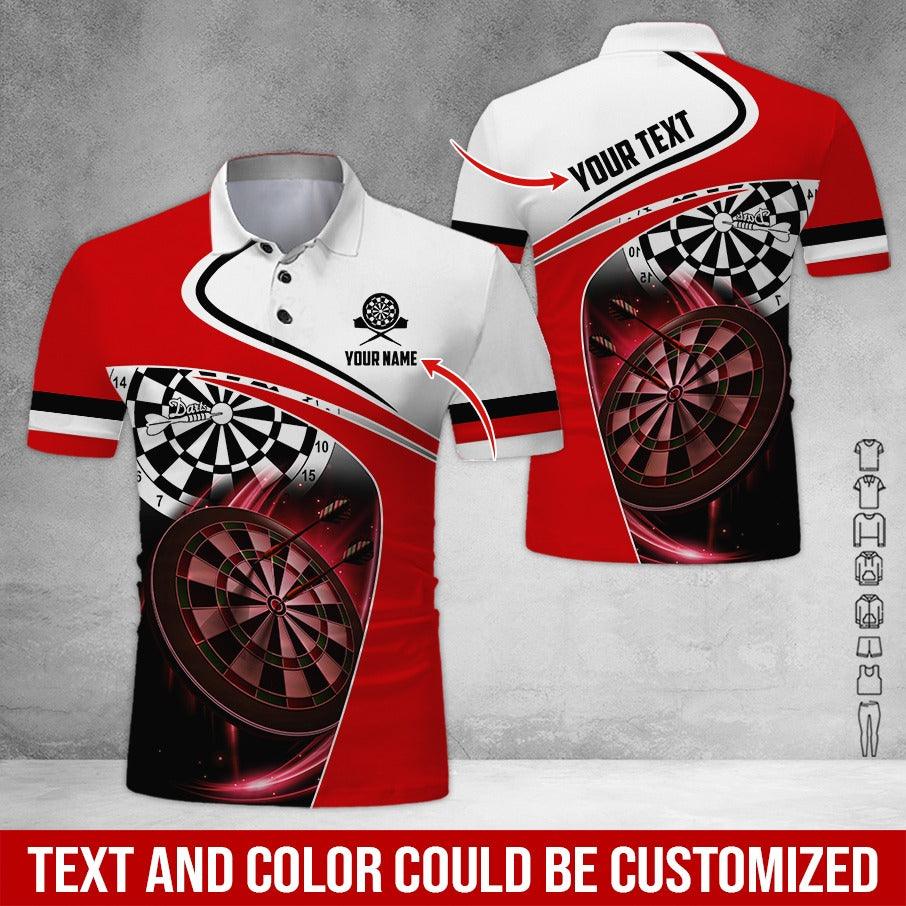 Frenzidea Dartboard Lighting Personalized Name 3D Shirt (6 Colors)