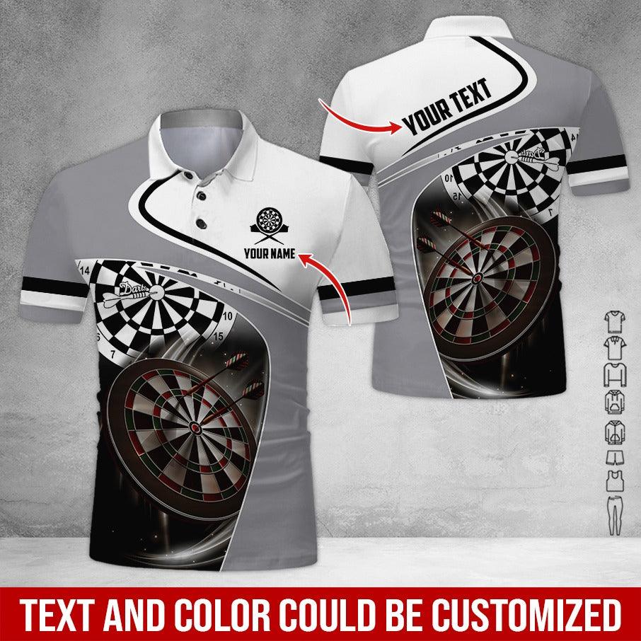 Frenzidea Dartboard Lighting Personalized Name 3D Shirt (6 Colors)