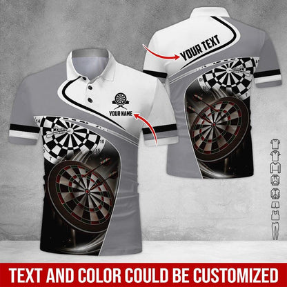 Frenzidea Dartboard Lighting Personalized Name 3D Shirt (6 Colors)