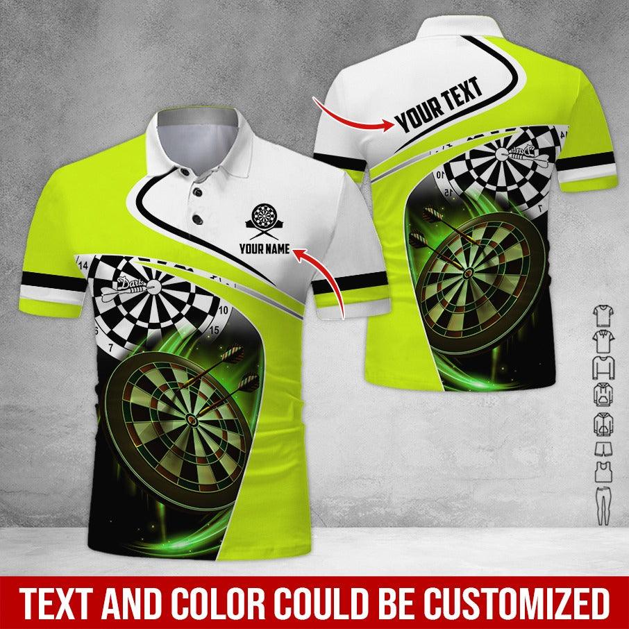 Frenzidea Dartboard Lighting Personalized Name 3D Shirt (6 Colors)