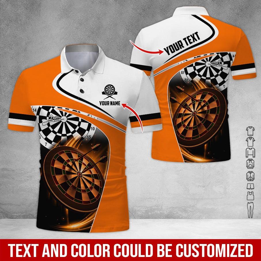 Frenzidea Dartboard Lighting Personalized Name 3D Shirt (6 Colors)