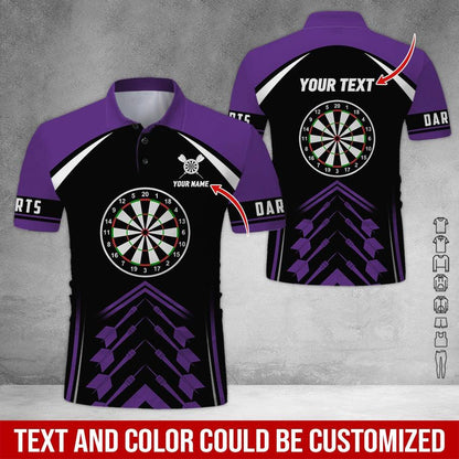 Frenzidea Love Darts Personalized Name 3D Shirt (12 Colors)