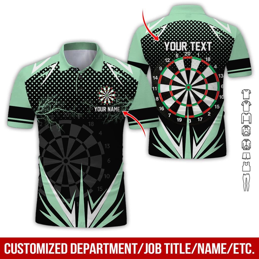 Frenzidea Thunder Darts Personalized Name, Team Name 3D Shirt (12 Colors)