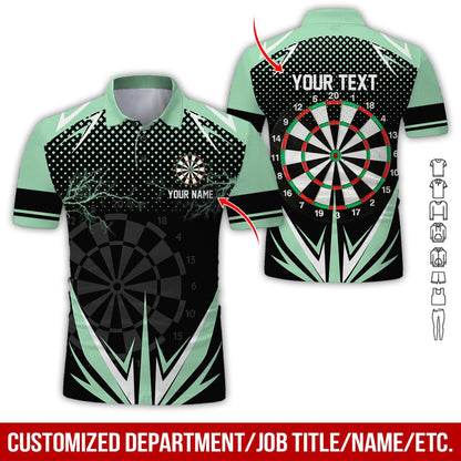 Frenzidea Thunder Darts Personalized Name, Team Name 3D Shirt (12 Colors)