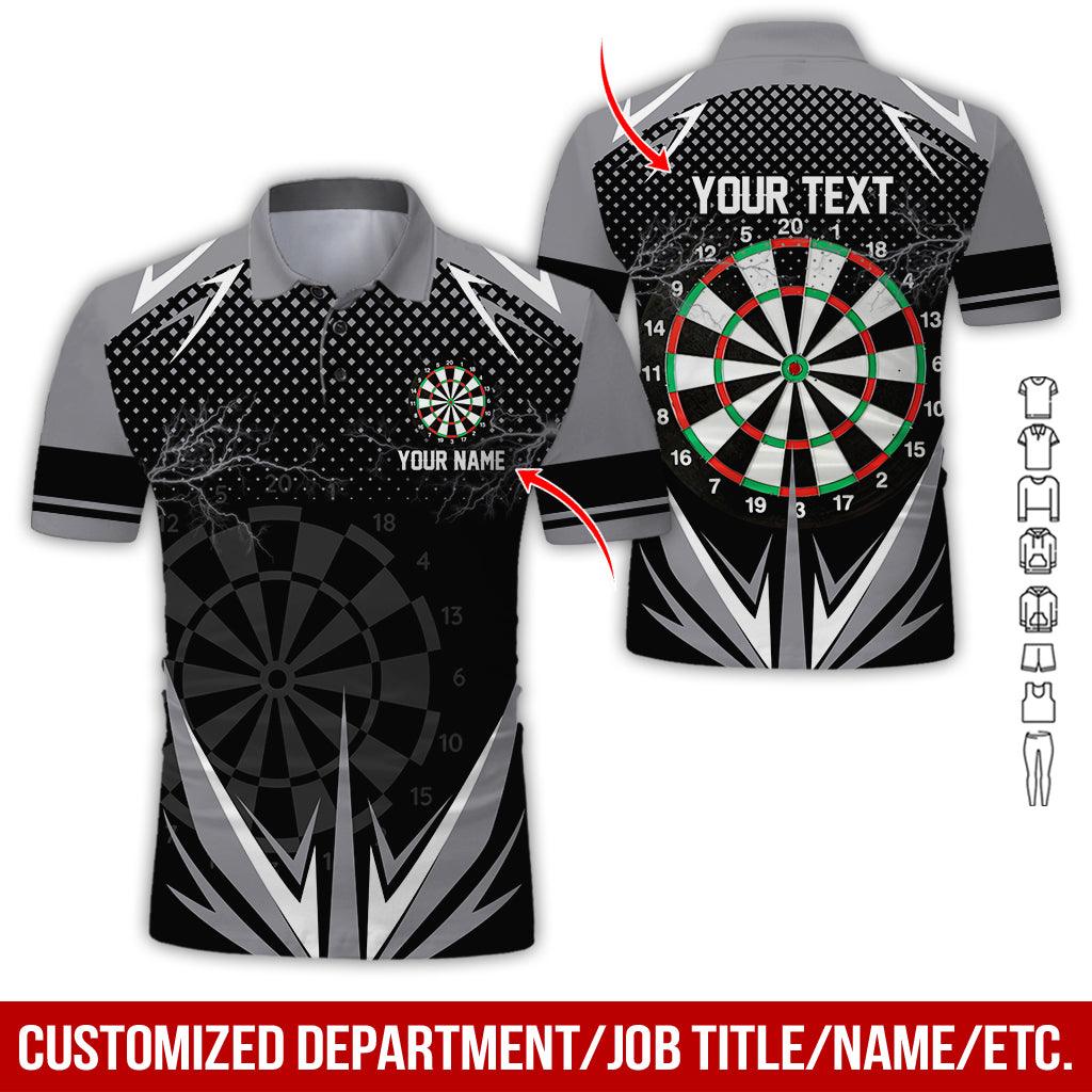 Frenzidea Thunder Darts Personalized Name, Team Name 3D Shirt (12 Colors)