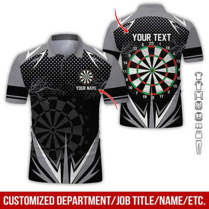 Frenzidea Thunder Darts Personalized Name, Team Name 3D Shirt (12 Colors)