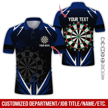 Frenzidea Thunder Darts Personalized Name, Team Name 3D Shirt (12 Colors)