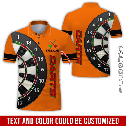 Frenzidea Darts Is My Love Personalized Name 3D Shirt (12 Colors)