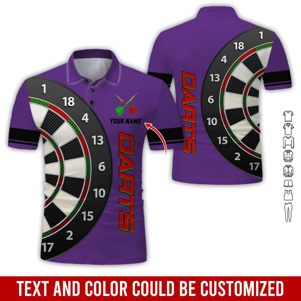 Frenzidea Darts Is My Love Personalized Name 3D Shirt (12 Colors)