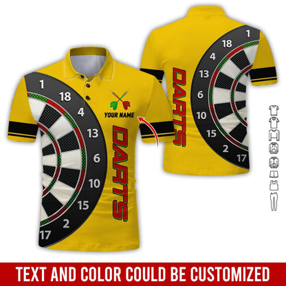 Frenzidea Darts Is My Love Personalized Name 3D Shirt (12 Colors)