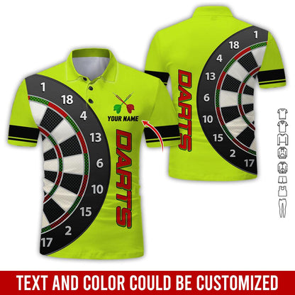 Frenzidea Darts Is My Love Personalized Name 3D Shirt (12 Colors)