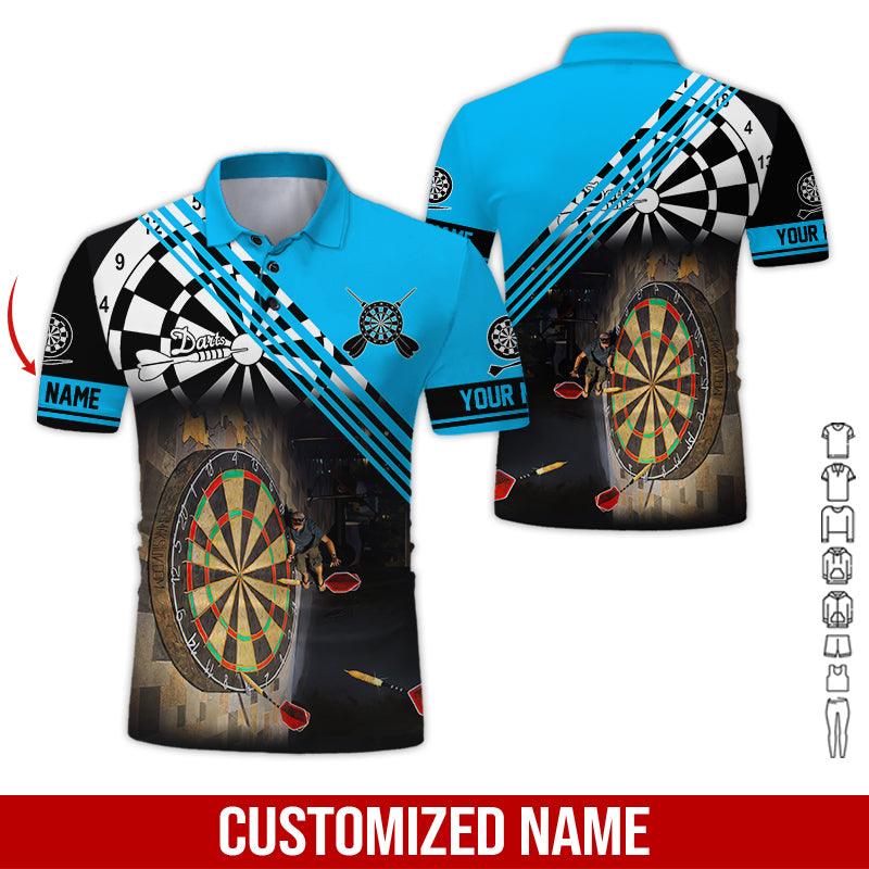 Frenzidea Love Trumpet Darts Personalized Name 3D Shirt (12 Colors)
