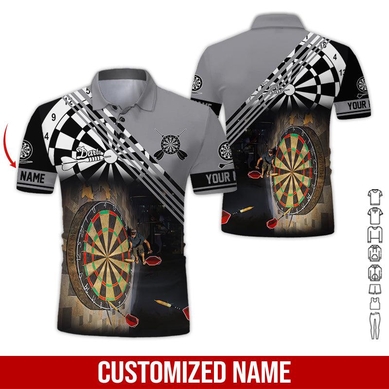 Frenzidea Love Trumpet Darts Personalized Name 3D Shirt (12 Colors)