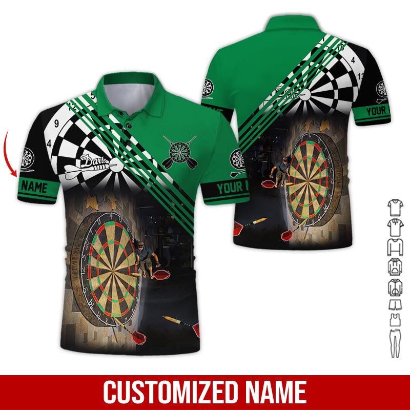 Frenzidea Love Trumpet Darts Personalized Name 3D Shirt (12 Colors)