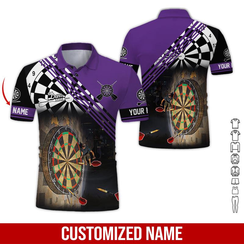 Frenzidea Love Trumpet Darts Personalized Name 3D Shirt (12 Colors)