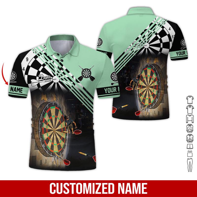 Frenzidea Love Trumpet Darts Personalized Name 3D Shirt (12 Colors)