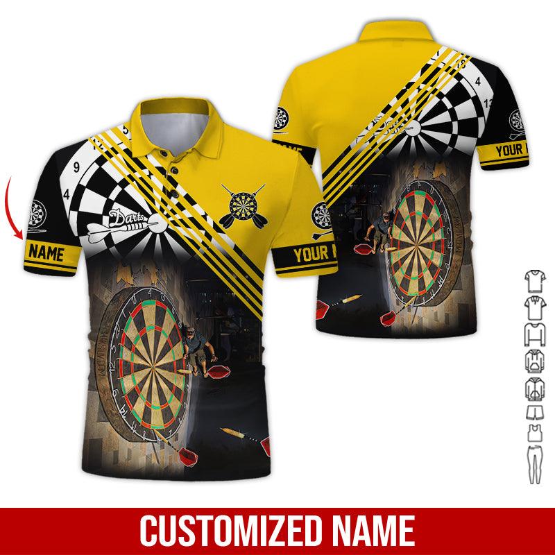 Frenzidea Love Trumpet Darts Personalized Name 3D Shirt (12 Colors)
