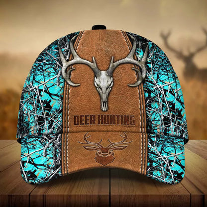Frenzidea Premium Skull Deer Hunting Multicolor Personalized Cap