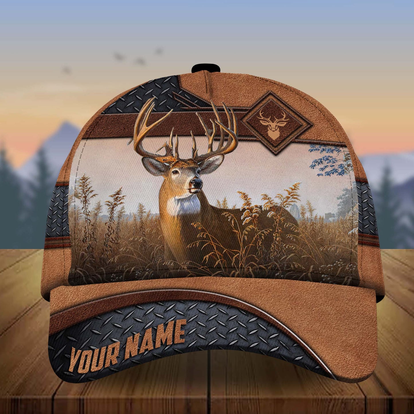 Frenzidea Deer Hunting Multicolor Personalized Cap