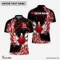 Frenzidea Bowling And Pins Ice Breath Pattern Customized Name 3D Shirt (4 Colors)