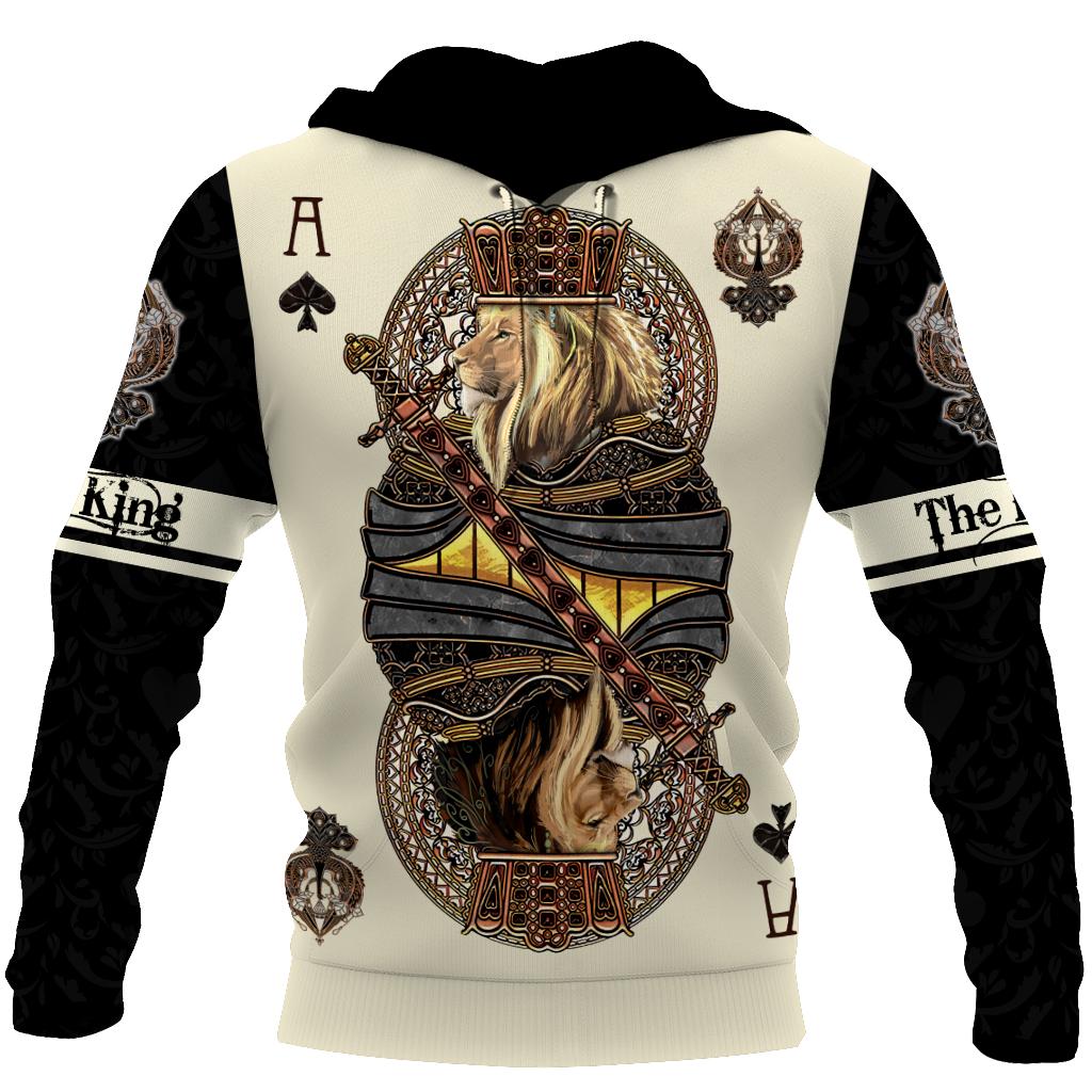 Frenzidea King Ace Spade Lion Poke Polo Shirt