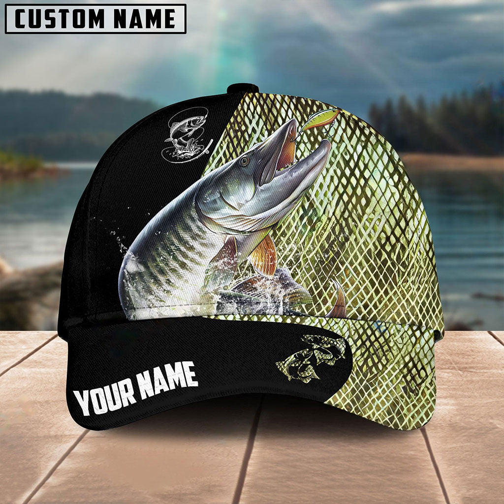 Frenzidea Personalized Musky Fishing Classic Cap