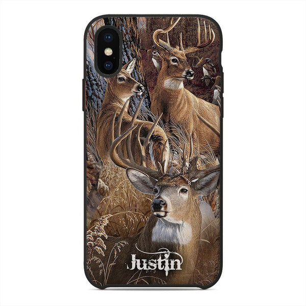 Frenzidea Deer Hunting Personalized Name Phone Case