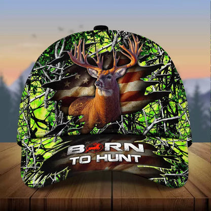 Frenzidea Premium Born To Hunt Deer Hunting Multicolor Cap