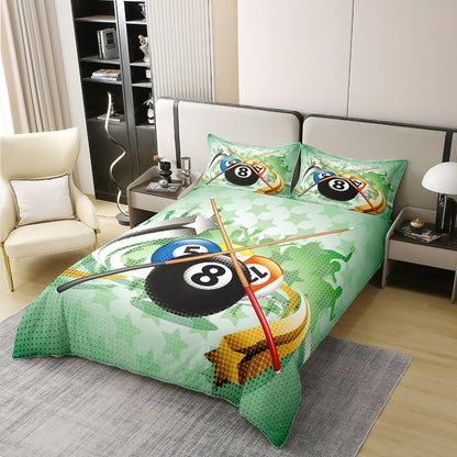 frenzidea Billiards Ball Cue 3D Stars Graffiti Bedding Set