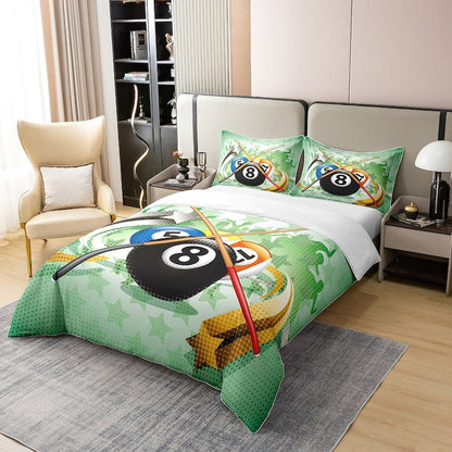 frenzidea Billiards Ball Cue 3D Stars Graffiti Bedding Set