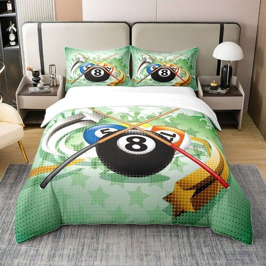 frenzidea Billiards Ball Cue 3D Stars Graffiti Bedding Set
