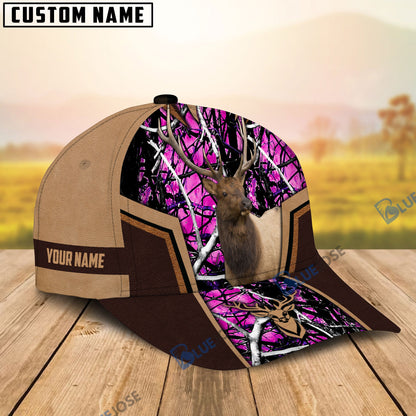 frenzidea Elk Hunting Premium Personalized Name Cap