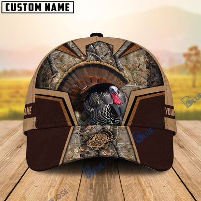 frenzidea Turkey Hunting Premium Personalized Name Cap