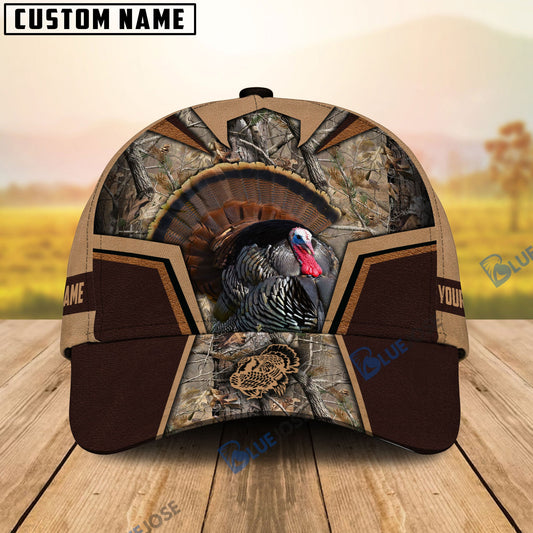 frenzidea Turkey Hunting Premium Personalized Name Cap