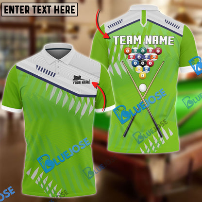 frenzidea Billiards Ball 8 Sport Tournament 2 Personalized Name, Team Name Unisex Shirt ( 6 Colors )
