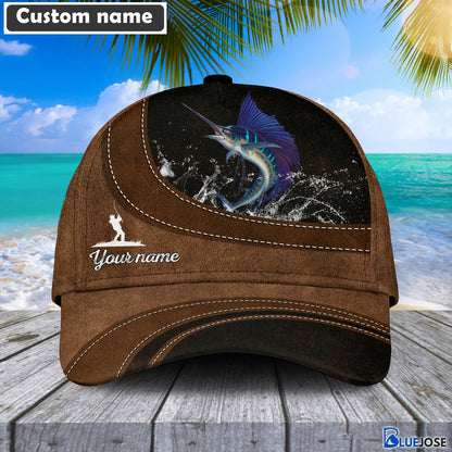 Frenzidea Custom Name Sailfish Fishing Happiness Cap