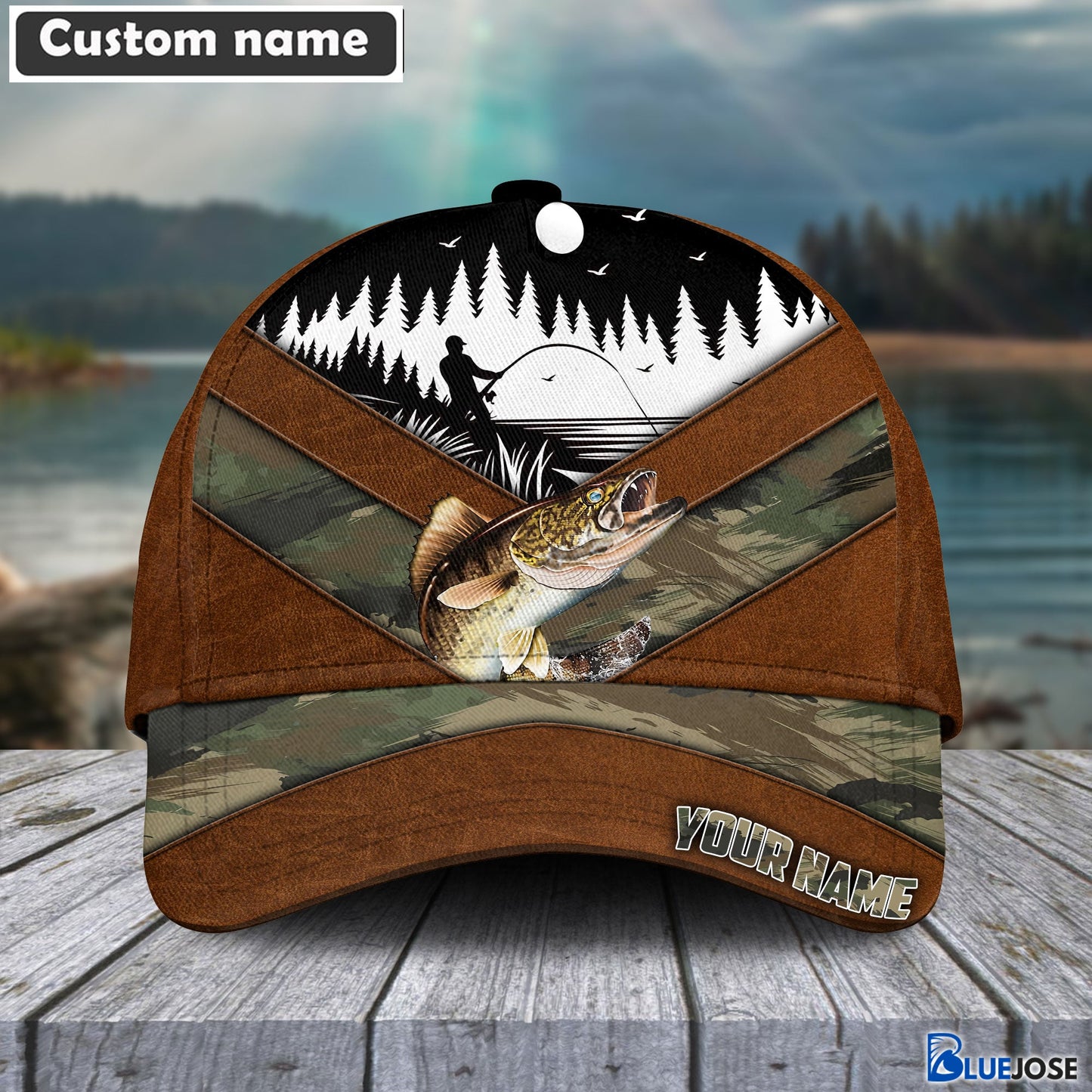 Frenzidea Mahimahi Personalized Fishing Classic Cap