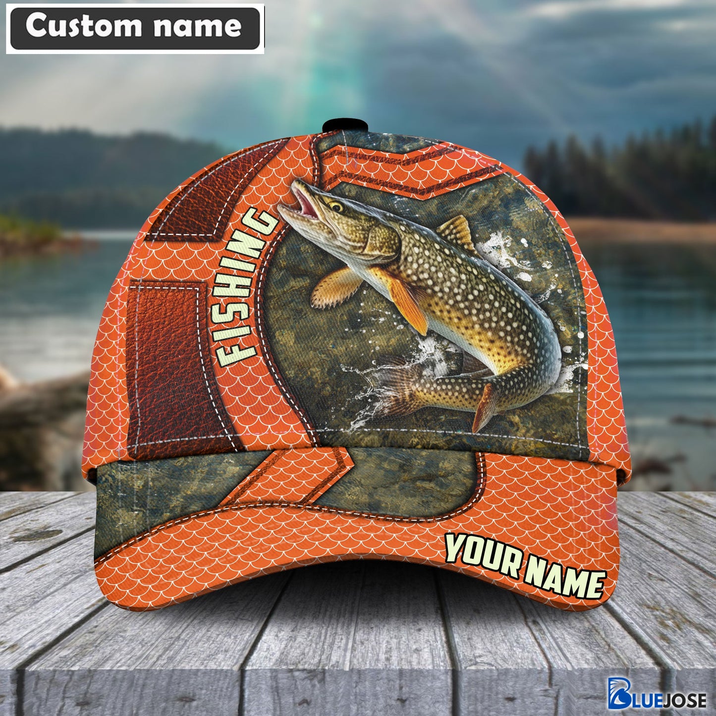 Frenzidea Pike Personalized Fishing Classic Cap