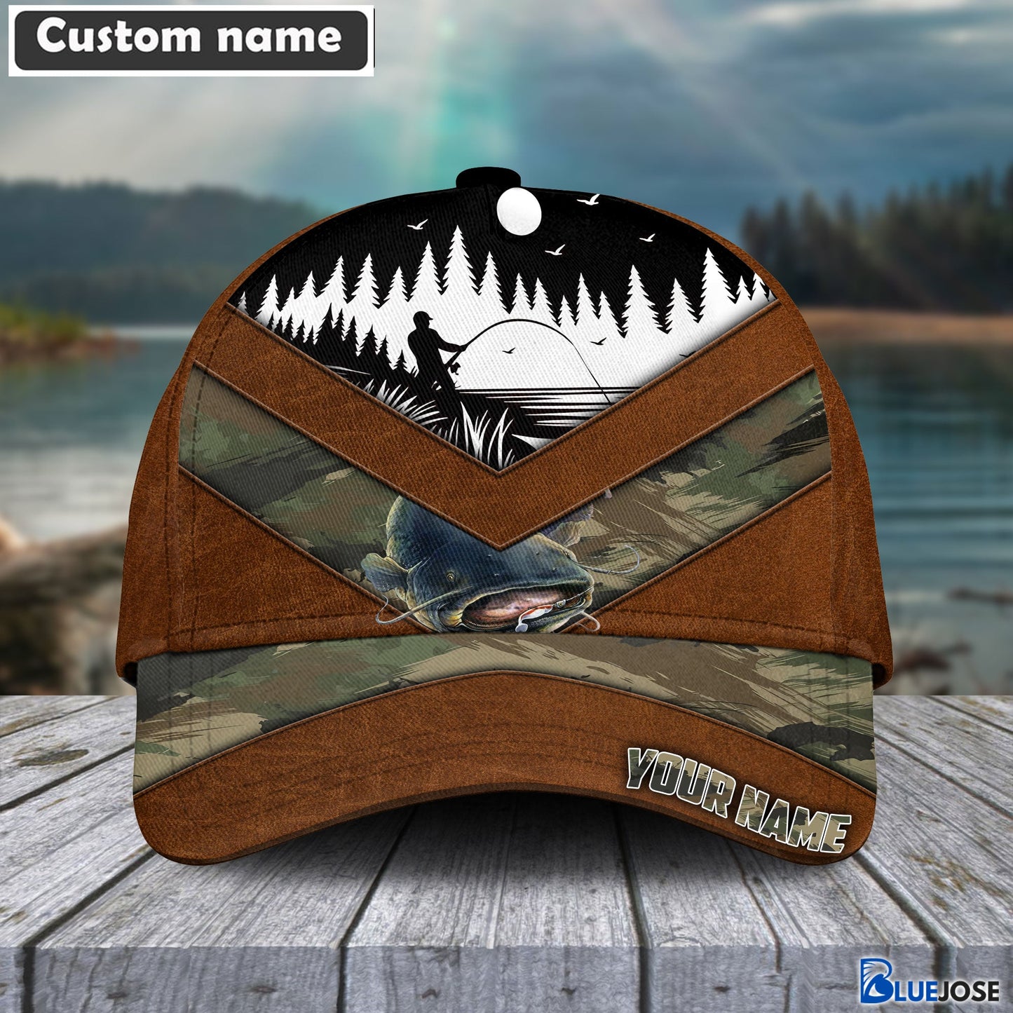 Frenzidea Mahimahi Personalized Fishing Classic Cap