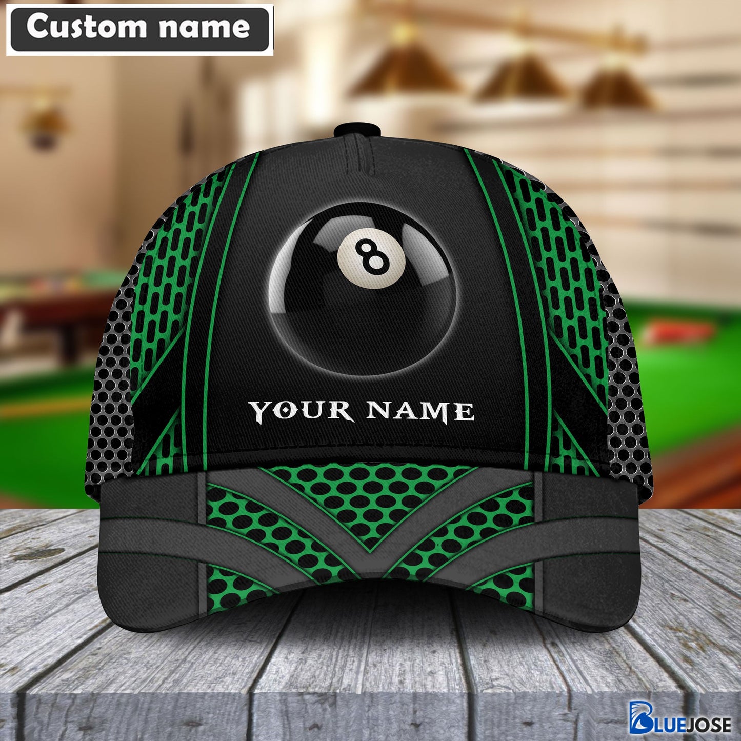 Frenzidea Personalized Billiards Net Pattern Cap (8 colors)