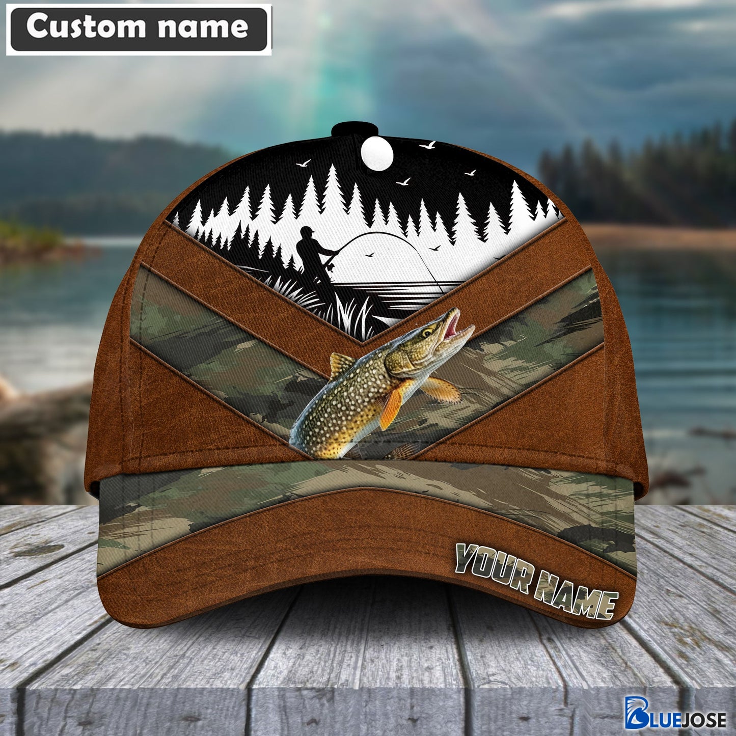 Frenzidea Mahimahi Personalized Fishing Classic Cap