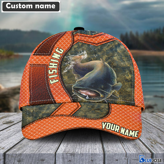 Frenzidea Catfish Personalized Fishing Classic Cap