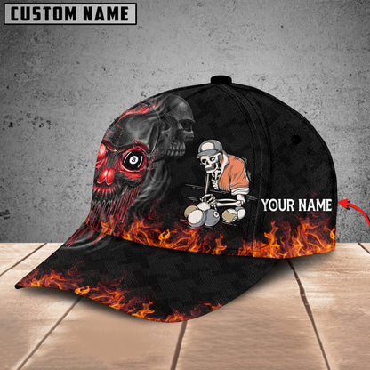 Frenzidea Billiards King Personalized Name 3D Cap