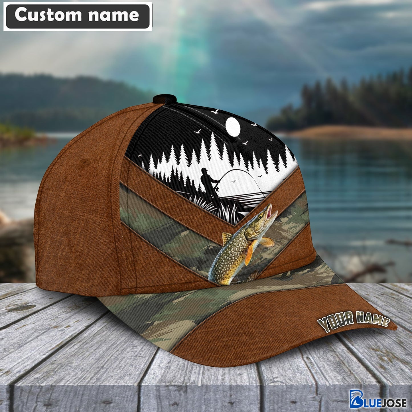 Frenzidea Mahimahi Personalized Fishing Classic Cap