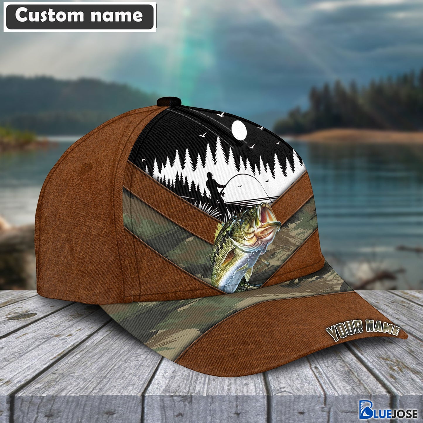 Frenzidea Mahimahi Personalized Fishing Classic Cap