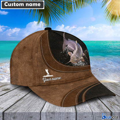 Frenzidea Custom Name Catfish Fishing Happiness Cap